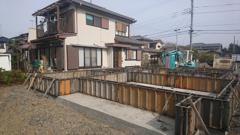 茨城県筑西市注文住宅「和風モダンな家」の上棟が近づいてきました！