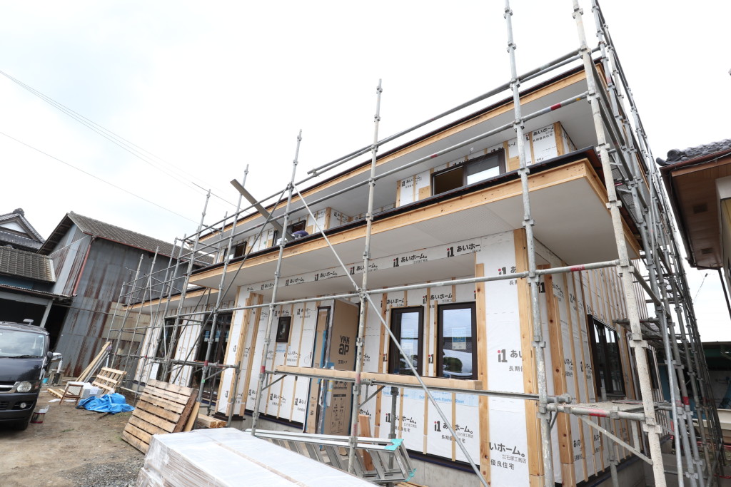 茨城県筑西市注文住宅「総タイル貼りの二世帯住宅」新築工事進行中です！