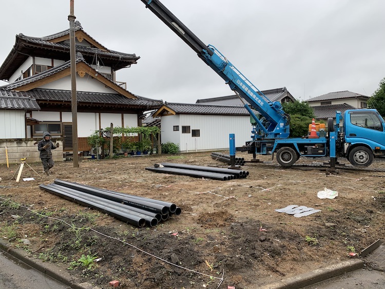 茨城県桜川市注文住宅　基礎工事が始まりました！