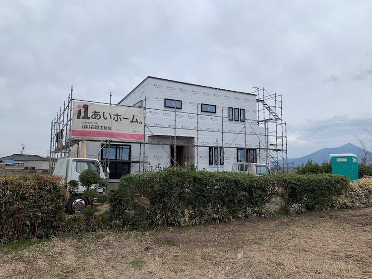 茨城県筑西市「デザインハウス」の工事が順調に進行中です！