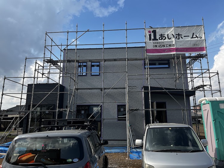 茨城県筑西市「シンプルモダンな注文住宅」の工事が順調に進行中です！