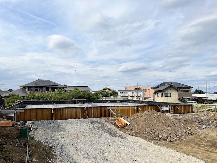 茨城県筑西市平屋注文住宅基礎工事進行中です！