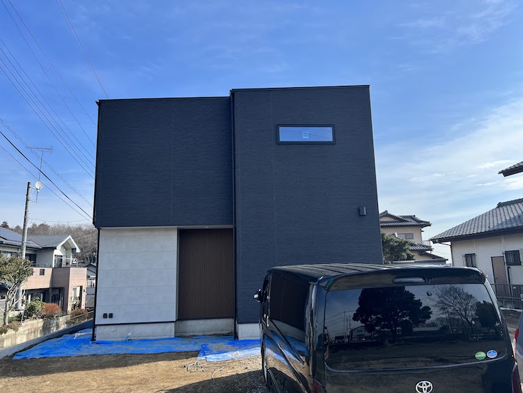 茨城県筑西市注文住宅「デザイナーズハウス」の完成が近づいてきました！