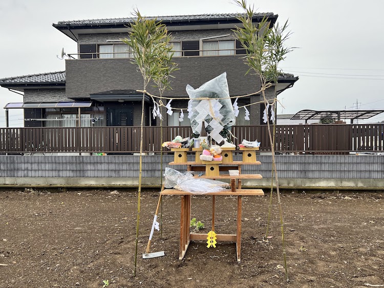 茨城県筑西市平屋注文住宅の地鎮祭を行いました！