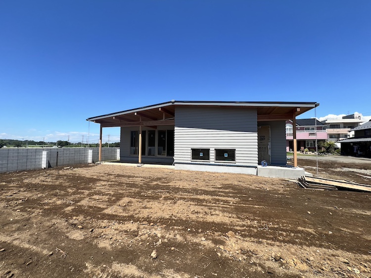 茨城県古河市注文住宅「軒のある平屋」の工事が順調に進行中です！