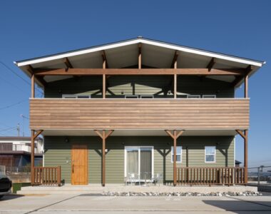 吹き抜けのあるアメリカンハウス