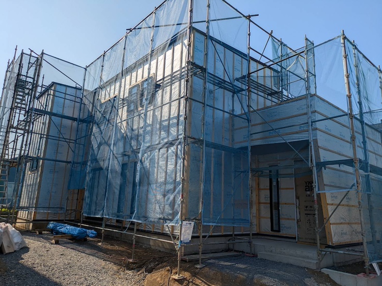 茨城県守谷市注文住宅「スタイリッシュモダンハウス」の工事が順調に進行中です!