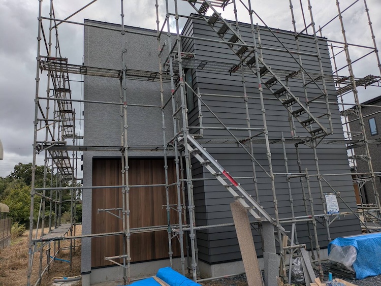 茨城県那珂郡東海村外壁工事が終盤です！