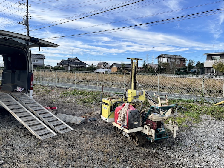 茨城県筑西市注文住宅の地盤調査を行いました！