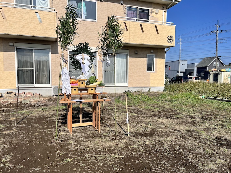 茨城県筑西市注文住宅の地鎮祭を行いました!