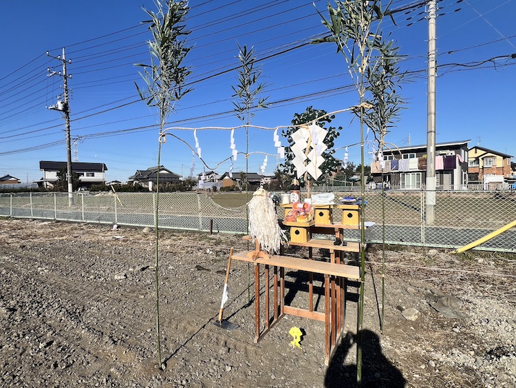 茨城県筑西市注文住宅の地鎮祭を行いました！