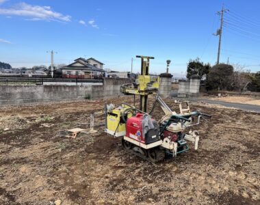 茨城県筑西市注文住宅の地盤調査を行いました！