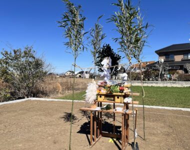 茨城県筑西市注文住宅の地鎮祭を行いました！