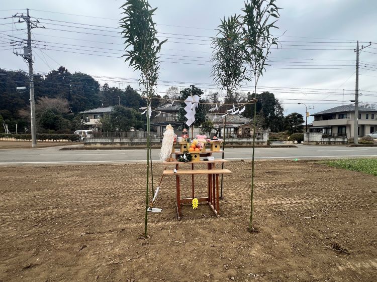 茨城県結城市にて地鎮祭を行いました！